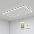 Riscaldamento a soffitto a infrarossi, 840 Watt, riscaldamento a infrarossi, montaggio a soffitto, con illuminazione a LED, riscaldamento a infrarossi con termostato, controllo tramite app,