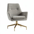 Poltrona girevole in tessuto per ufficio – 75 x 70 x 90 cm