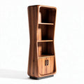 Mobile libreria in legno per soggiorno o ufficio – 40 x 30 x 120 cm