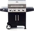 Sochef Golosone 4 Barbecue, Nero/Acciaio, 57x136x115 cm