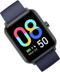 PURRL Smartwatch per uomo donna con previsioni del tempo GPS Fitness Tracker con 14 modalità sportive Nuoto Yoga Activity Tracker Impermeabile per telefono Android iOS Nero(Blu) little surprise