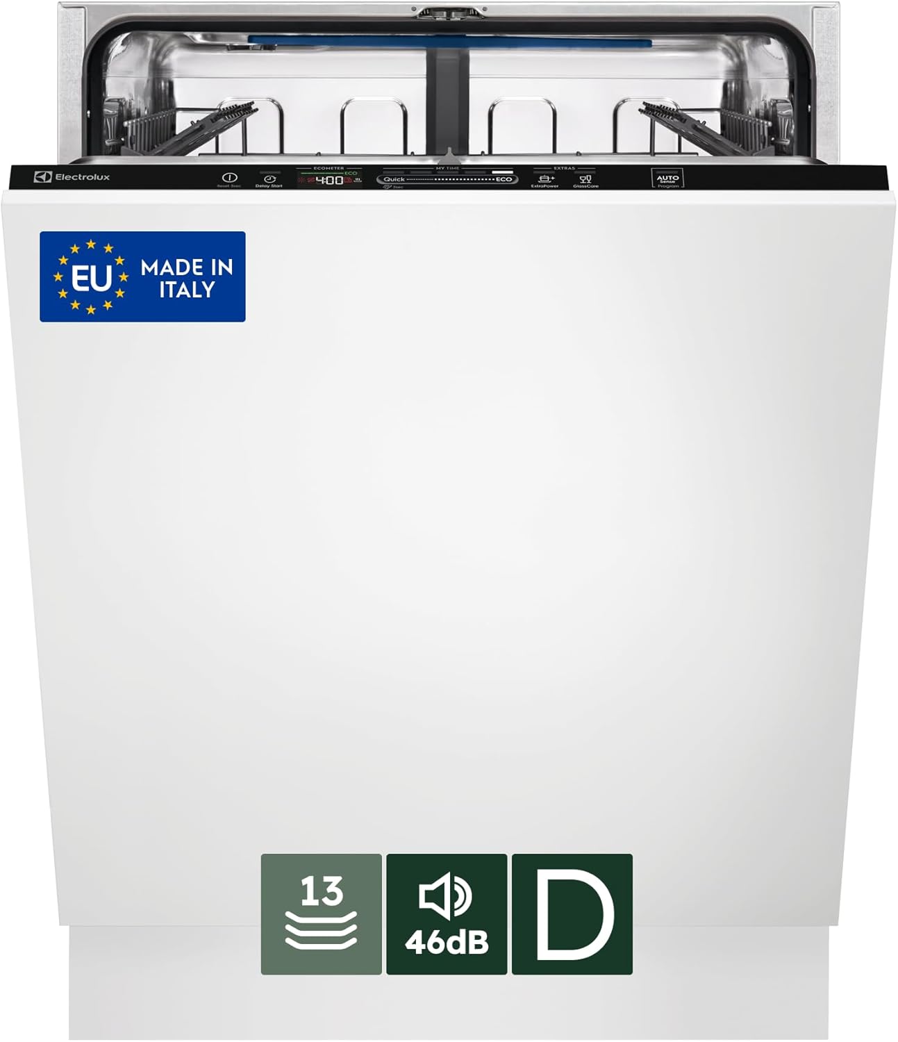 Electrolux Serie 600 Lavastoviglie Integrata Totale 60 cm, EES47311L, Comandi QuickSelect, Tecnologia SatelliteClean®  AirDry, 13 Coperti, 820x600x550 mm