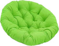 Sedia rotonda impermeabile per sedie sospese da esterno, colore grigio, rimovibile, 40 x 40 cm (sedia non inclusa) – comoda seduta da patio