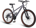 SPATIAL Mountain Bike, bici da ciclismo da esterno da 24/26/27,5/29 pollici, 21/8 velocità | Doppi freni a disco, sedile ergonomico regolabile per uomini, donne