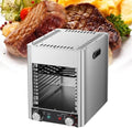 Bistecchiera elettrica ad alta temperatura commerciale a 10 strati, con timer per bistecca, pizza, pesce alla griglia, verdura e frutta