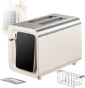 Tostapane per sandwich, tostapane commerciale, 6 tipi di pane, con grill e copertura antipolvere, funzionamento touch screen, per colazioni in bar, hotel e ristoranti