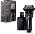 Panasonic Series 900 ES-LV9U 5-Lama Rasoio Elettrico Per Gli Uomini Con Pulizia Automatica, Sensore Di Barba Reattivo E Supporto Di Ricarica, Bagnato E Asciutto Rasoio Cordless